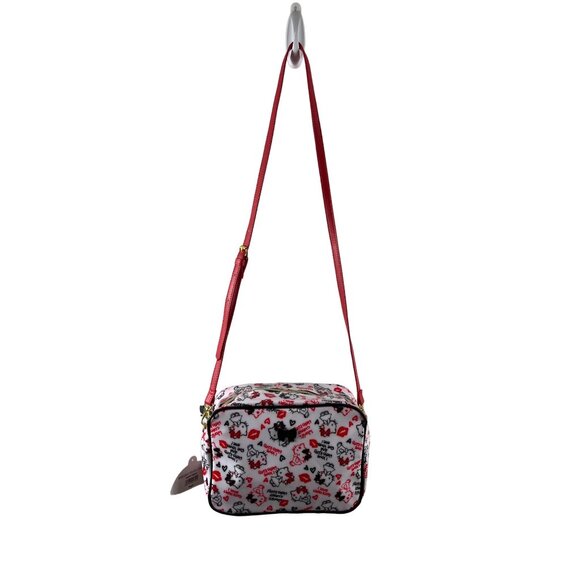 Hello Kitty Y2K All Over Character Print Purse White Red Black Crossbody Bag - Picture 3 of 15
